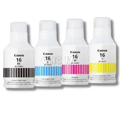 CANON - Kit Tinta 16 Cyan Magenta Amarillo Negro GI-16