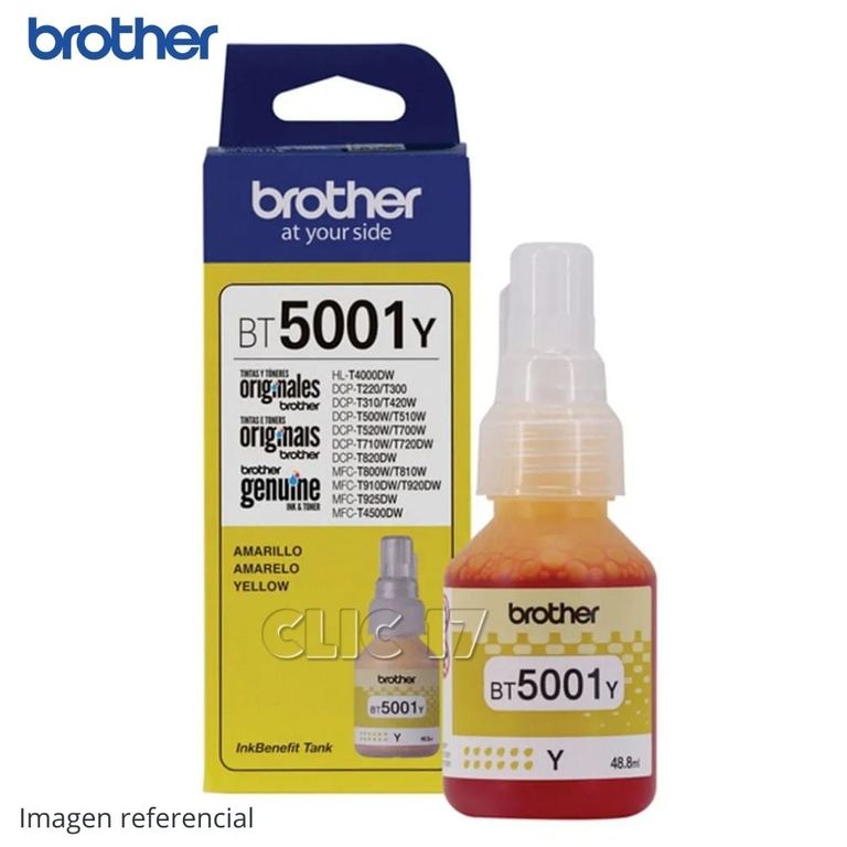 Tinta BT-5001Y Amarillo DCP-T300W 500W 700W