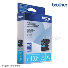 BROTHER - Tinta LC-103C Cian MFC-J4510DW 600 PAG