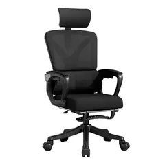 GENERICO - Silla para Escritorio Haven C258R con Reposapiés Negro