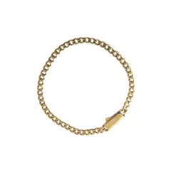 MENS FASHION BOX - Pulsera Micro Lomo Dorado