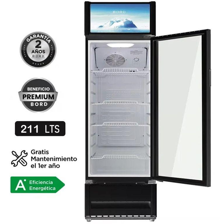 VITRINA EXHIBIDORA VERTICAL 211LT EX211-M