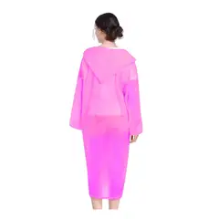 GENERICO - Poncho Para Lluvia Ligero Impermeable con capucha y botones