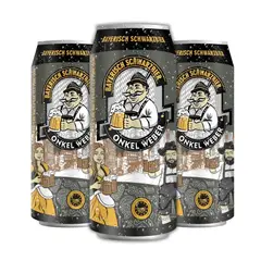 GOURMET 117 - CERVEZA NEGRA ONKEL WEBER LATA X 500ML PACK 3