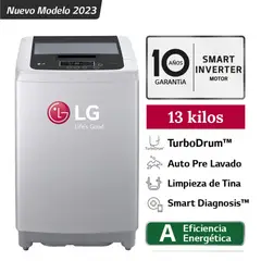 LG - LAVADORA 13KG SMART MOTION WT13DPBK GRIS