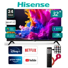 HISENSE - Led 32 Pulgadas Control de Voz 32A4K