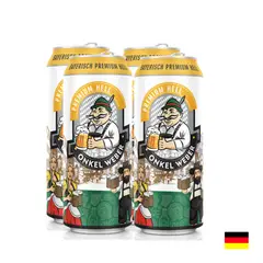 GOURMET 117 - CERVEZA DE CEBADA ONKEL WEBER LATA X 500ML (PACK 4)