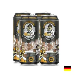 GOURMET 117 - CERVEZA NEGRA ONKEL WEBER LATA X 500ML (PACK 4)