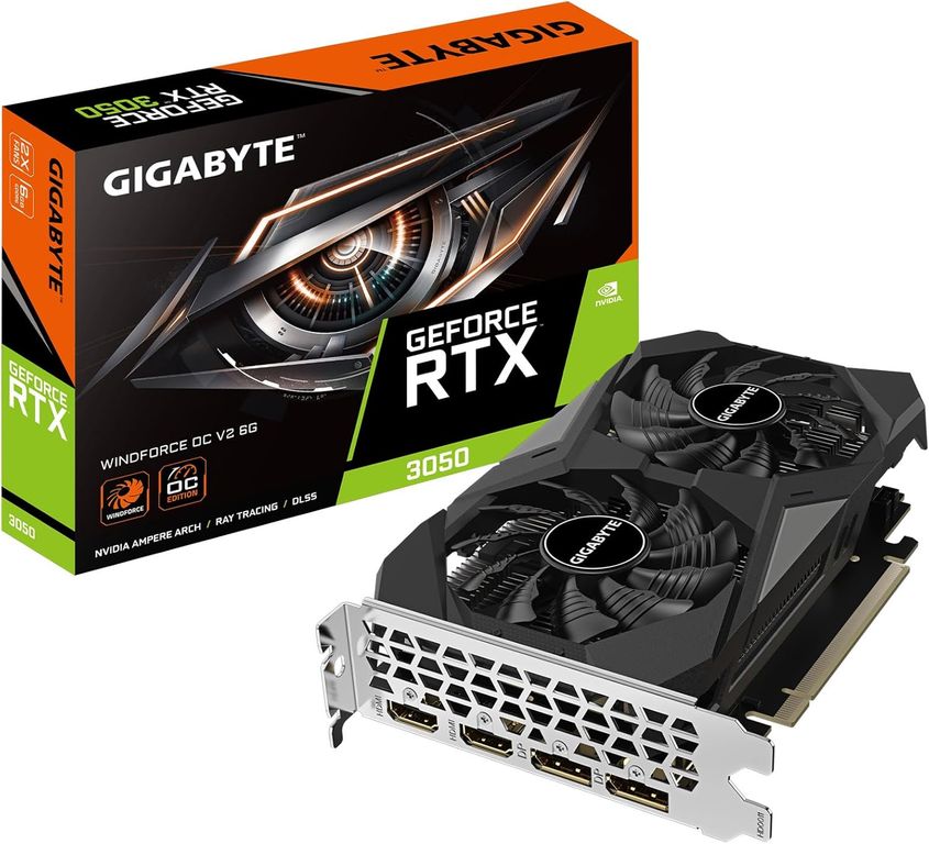 Tarjeta de video GeForce RTX 3050 WINDFORCE OC V2 6G 6GB