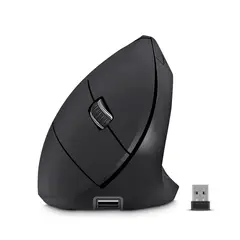 CYBERTEL - Mouse Ergonómico Vertical Recargable Inalámbrico