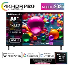 LG - Led 50 Pulgadas UHD 4K Smart TV Procesador A7 55UA7300
