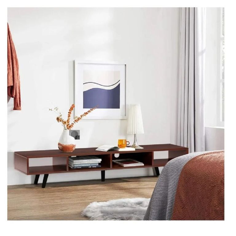 Mesa de TV 65 Contemporánea Jynx Color Marrón