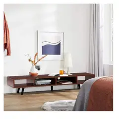 TU MESITA - Mesa de TV 65 Contemporánea Jynx Color Marrón