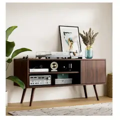 TU MESITA - Mesa de TV Funcional 50 Eva color Marrón 1 puerta