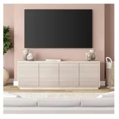 TU MESITA - Mesa Moderna de TV 75 Mireya color Duna 4 puertas