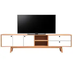 TU MESITA - Mueble para Tv moderna Dino color BlancoDuna