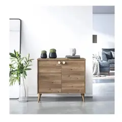 TU MESITA - Aparador Auxiliar Randy II color Roble 2 puerta