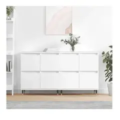 TU MESITA - Aparador Corto Jacky set x2 color Blanco