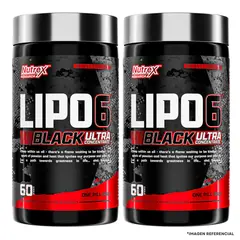 NUTREX RESEARCH - 2 Lipo 6 Black Ultra Concentrate 60 cápsulas