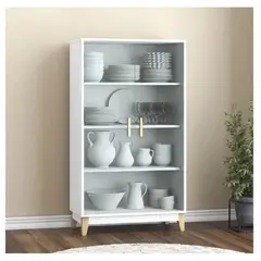 TU MESITA - Vitrina Vajillera Leonor 2 puertas color Blanco
