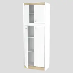 TU MESITA - Alacena Multiusos Regina color Blanco 4 puertas