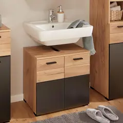 TU MESITA - Armario Bajo para baño Irina color MarrónNegro