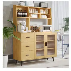 TU MESITA - Mueble de Cocina Kendra color Haya 2 puertas 3 cajones