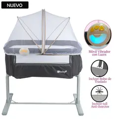 EBABY - Cuna Colecho Musical y Vibrador TAMI Beige