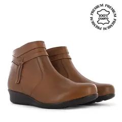ECCO - Botas Confort Mujer Antonia42 Toffee Cuero