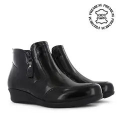 ECCO - Botas Confort Mujer Antonia55 Negro Cuero