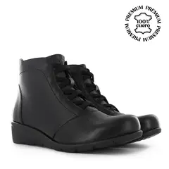 ECCO - Botas Con Pasador Confort Mujer Flexxi12 Negro Cuero