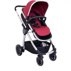 EVEZO - Coche Moisés de Lujo  Marcel Deluxe – EV159 Rojo