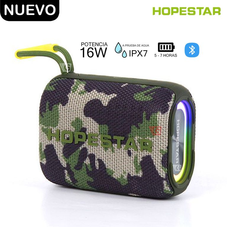 Parlante Inalámbrico Hopestar H54 Bluetooth - Camuflado