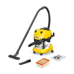 KARCHER - Aspiradora de polvo y agua WD4S 1000W 20L