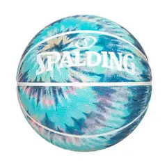 SPALDING - PELOTA PARA BASKET TIE DYE TURQUESA