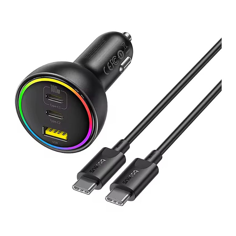 Cargador Auto 152w Carga Rapida Para iPhone Android