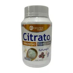 BIOCENTER NATURAL - Citrato de Magnesio en Cápsulas 500 mg x 100 u -