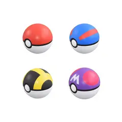 POKEMON - Takara Tomy Japon Exclusivo Set 4 Balls