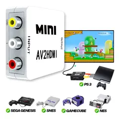 GENERICO - Convertidor Universal Audio y Video AV RCA a HDMI