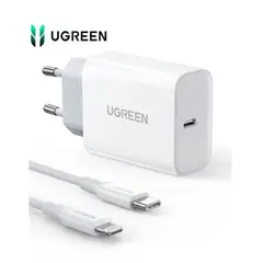 UGREEN - Cargador IPhone 20W Cable Certificado MFI Tipo C 1Metro