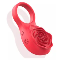 GENERICO - ANILLO PENEAL ROSE CON APP CARGA USB