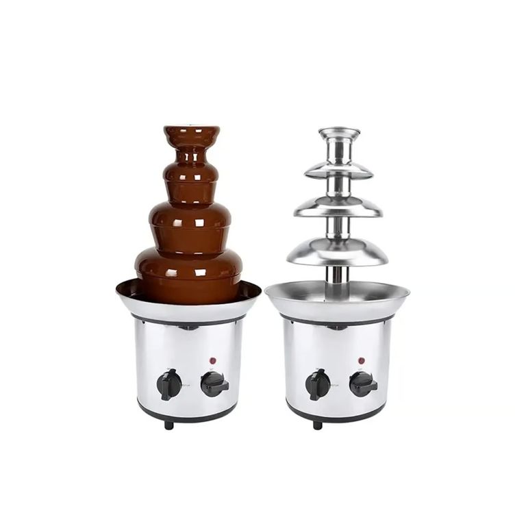 Chocolatera de 4 pisos acero