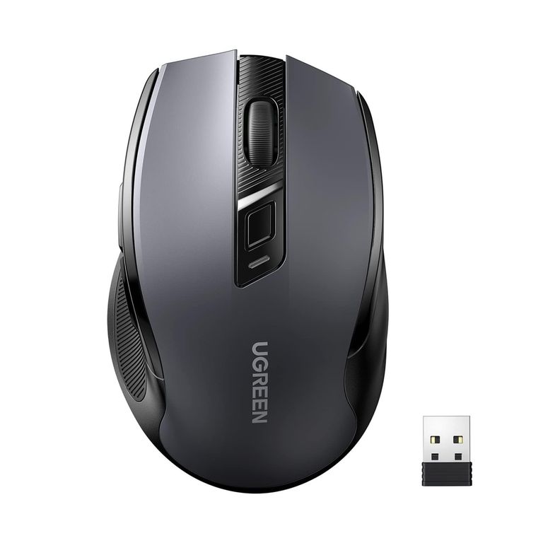 Mouse Inalámbrico Ergonómico 6 botones 4000 DPI (MU006 - 90545)