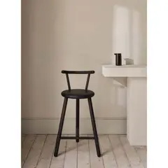 GENERICO - Banco de Bar Xiomi Black de Madera Pandora Home