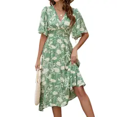 BLWOENS - Vestidos casuales para mujeres - Verde