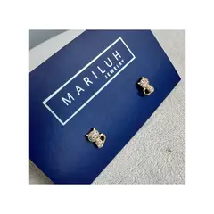 GENERICO - Aretes - Gato Brillante Dorado XUP