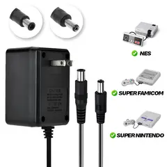 GENERICO - FUENTE de Alimentación para Nintendo NES Super Famicom y Famicom