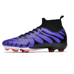 DANWEILE - Zapatillas fútbol caña alta para entrenamiento de estudiantes jóvenes