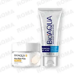 BIOAQUA - PACK CREMA ACLARANTE Y GEL LIMPIADOR ANTI ACNÉ