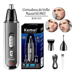 KEMEI - Cortadora de Vello Nasal 3 en 1 - KM313